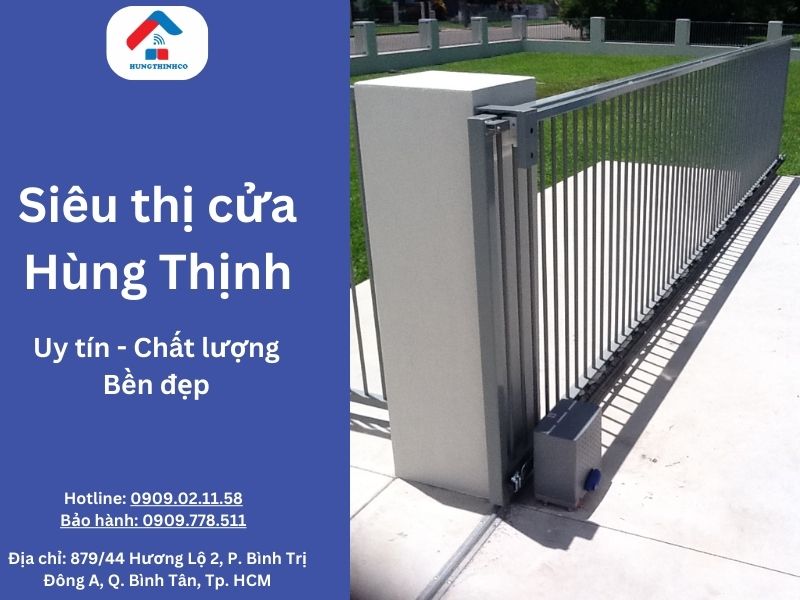Siêu Thị Cửa Hùng Thịnh - Đơn vị cung cấp và lắp đặt cửa cổng trượt điện