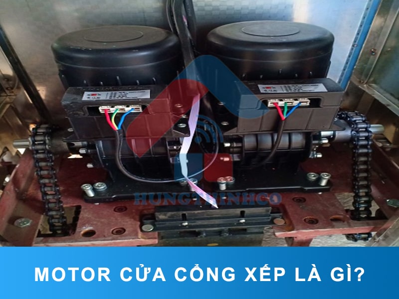 Motor cửa cổng xếp là gì?